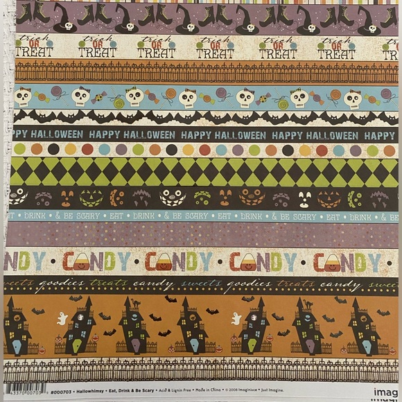 👻🎃 IMAGINISCE “HALLOWHIMSEY” SCRAPBOOKING BUNDLE. DISCONTINUED DESIGN! - Picture 4 of 12